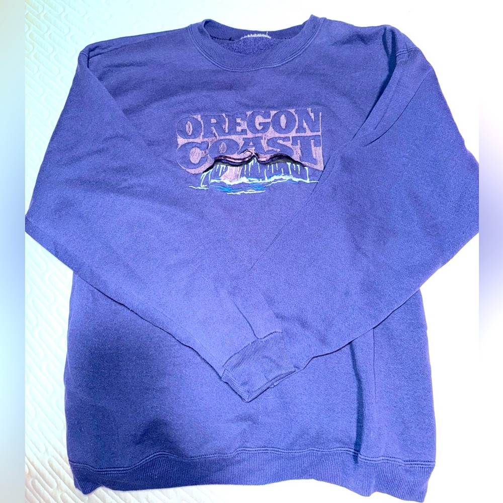 vintage Oregon coast crewneck sweatshirt